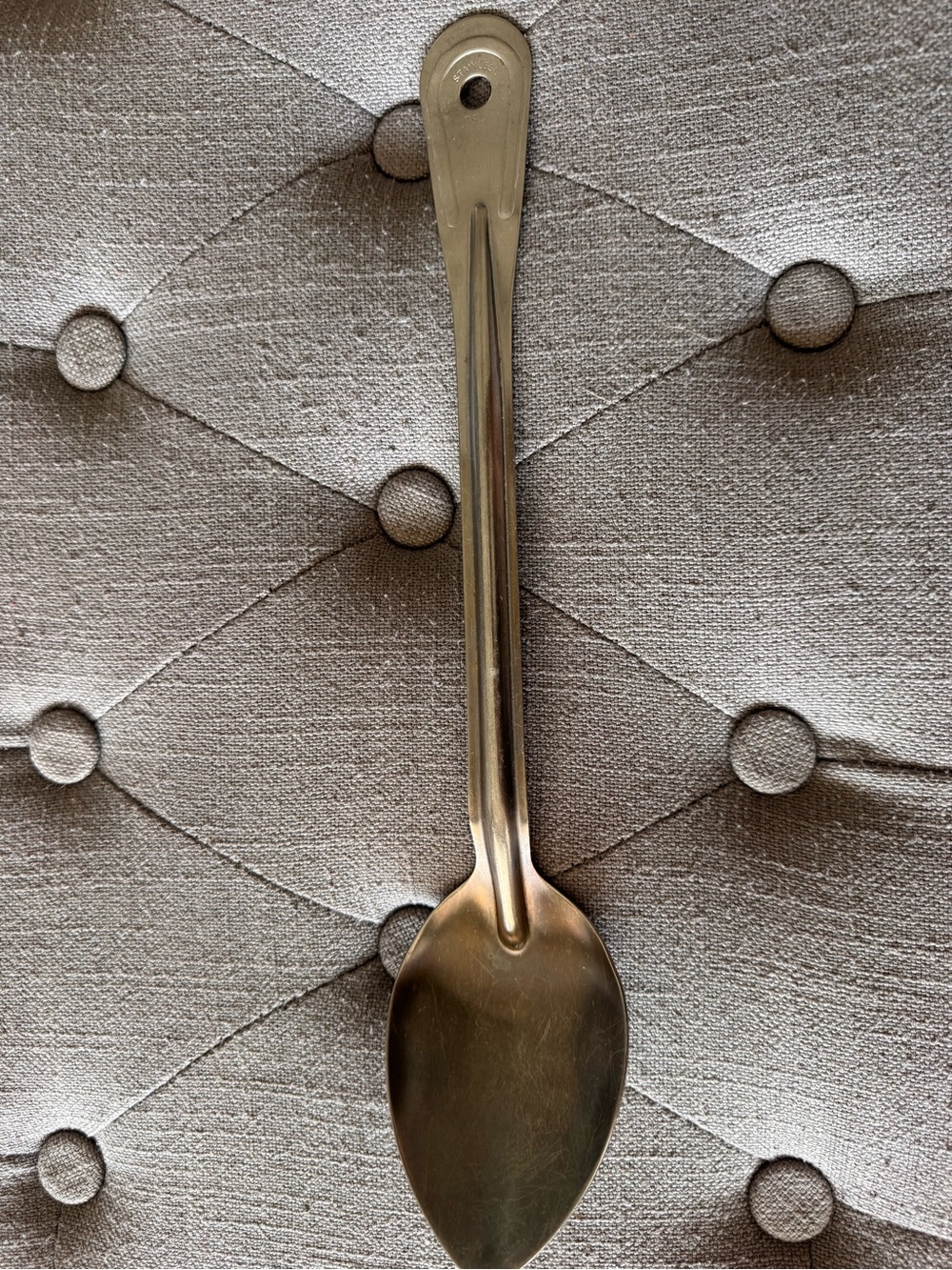 Stainless Steel Serving Ladle - Silver